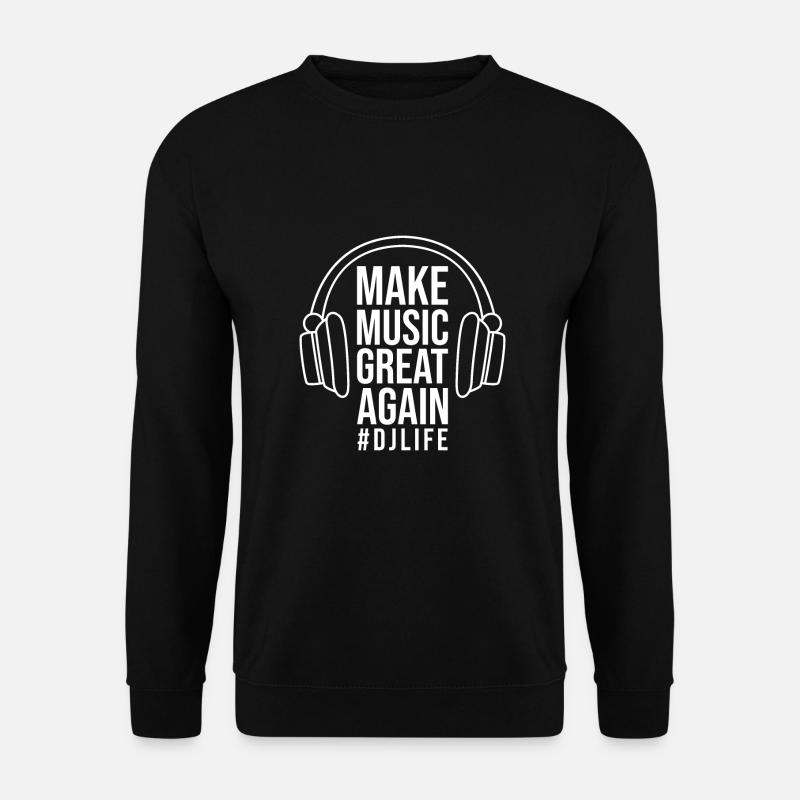 dj - Unisex Pullover - Schwarz