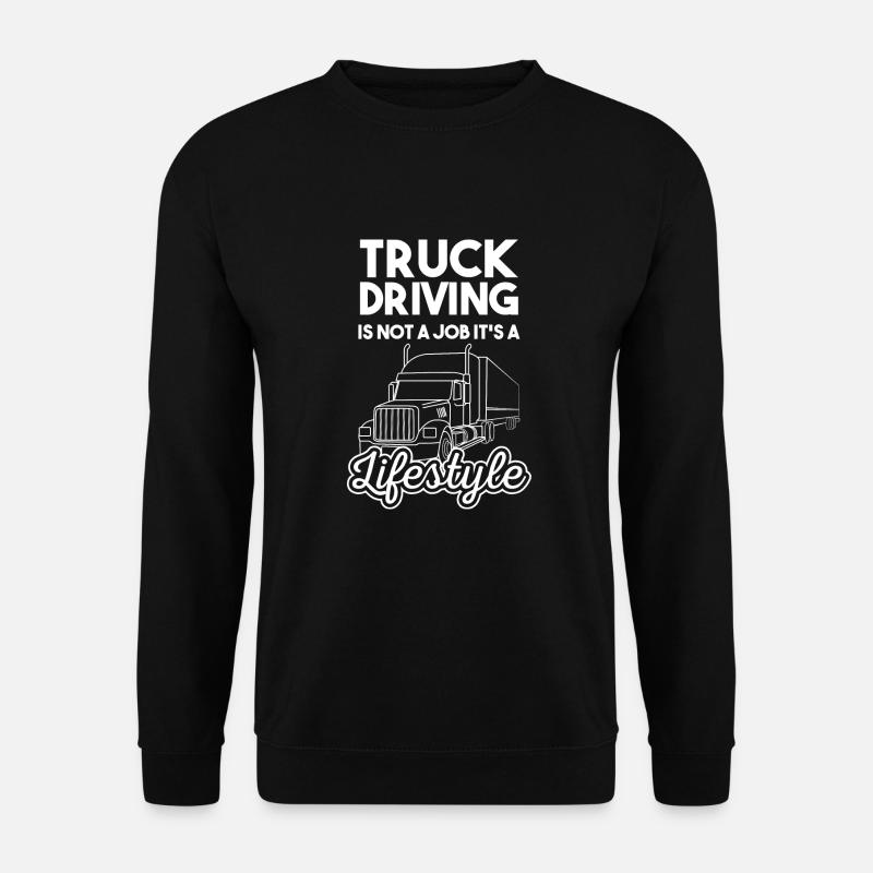trucker - Unisex Sweatshirt - black