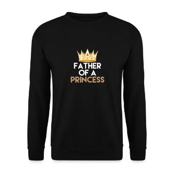 Dad Daughter - Unisex Sweatshirt - black - Front - Alina (178cm) & Michal (187cm)