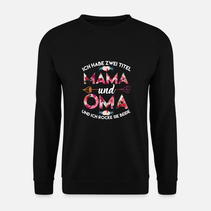 Oma - Unisex Pullover - Schwarz