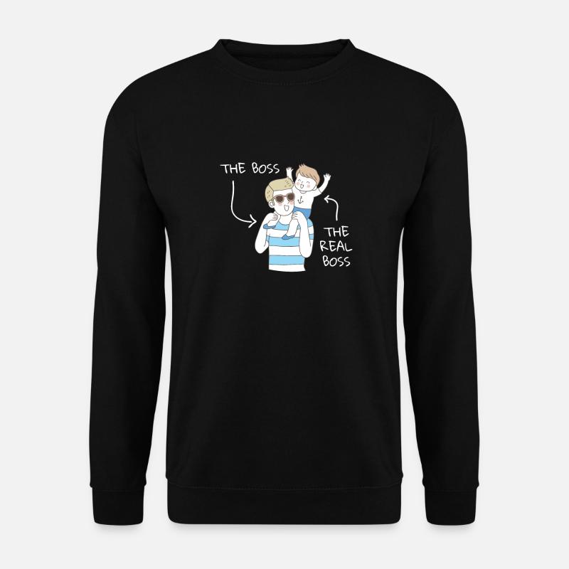 Papa Sohn - Unisex Pullover - Schwarz