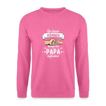 Werdender Papa - Unisex Pullover - Pink - Vorne