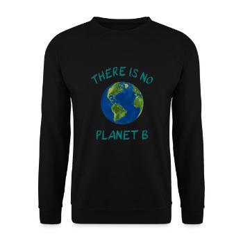 There Is No Planet B - Sweat-shirt Unisexe - noir - Devant - Alina (178cm) & Michal (187cm)