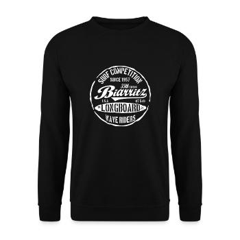 Biarritz longboard competition - Unisex Sweatshirt - black - Front - Alina (178cm) & Michal (187cm)