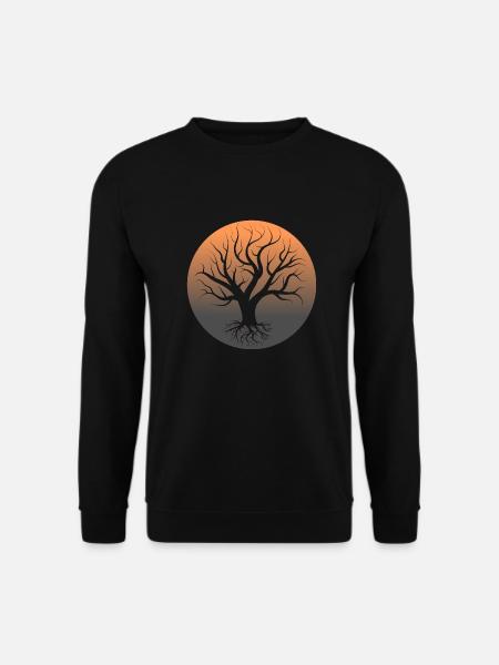 Lebensbaum Weisheit Heilung Wissen Mythos - Unisex Pullover - Schwarz