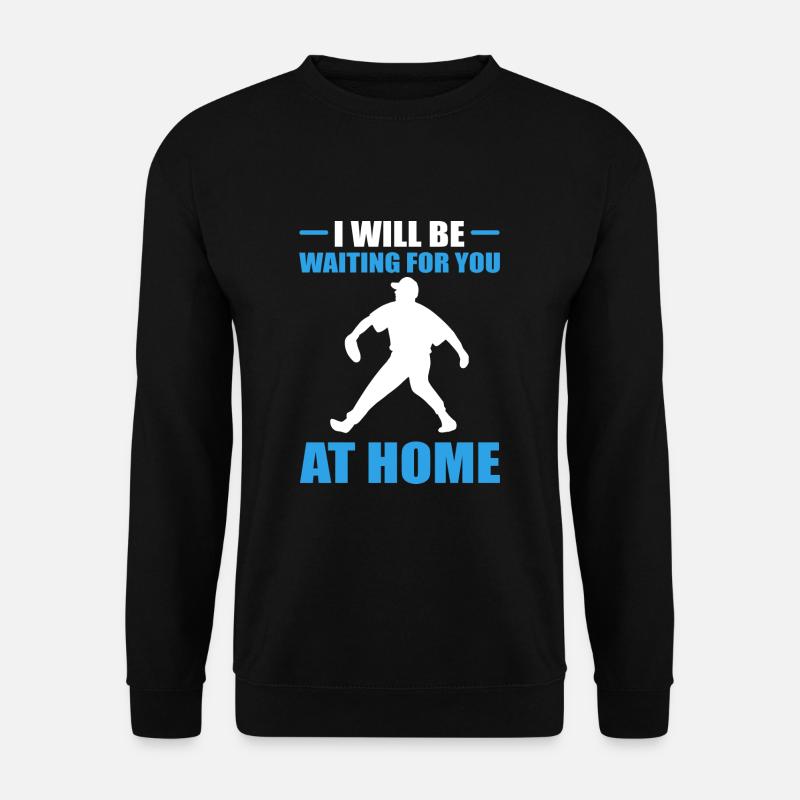 Softball Joueurs de softball - Sweat-shirt Unisexe - noir