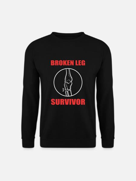 Broken leg - Unisex Sweatshirt - black