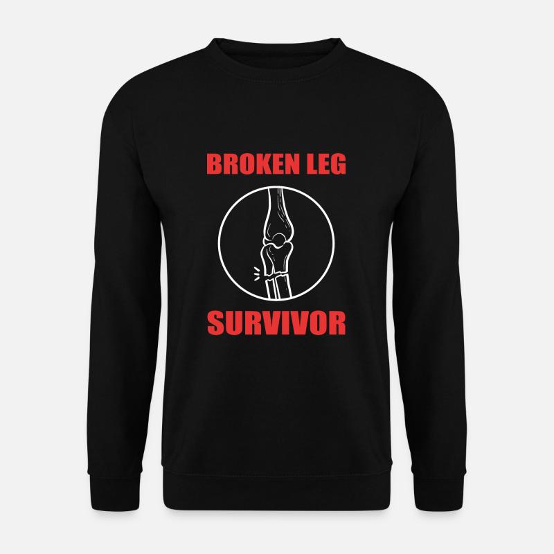 Broken leg - Unisex Sweatshirt - black