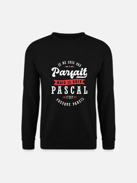 Pascal Parfait Cadeau prenom pascal - Sweat-shirt Unisexe - noir