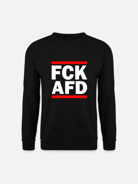 Fck afd - Unisex Pullover - Schwarz