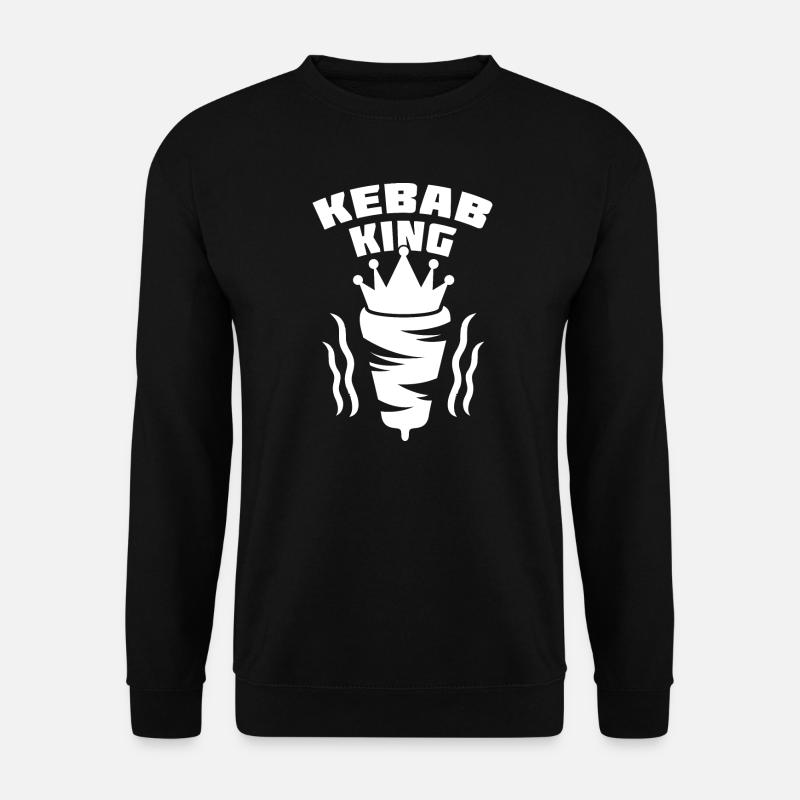 Kebab king weiss - Unisex Pullover - Schwarz