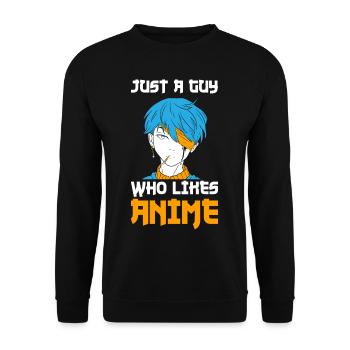 Anime Série Japonaise Manga Anime Cadeaux - Sweat-shirt Unisexe - noir - Devant - Alina (178cm) & Michal (187cm)