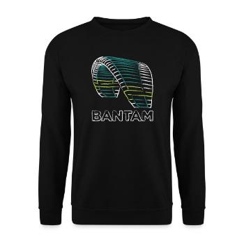 Bantam Nova Paraglider - Unisex Pullover - Schwarz - Vorne - Alina (178cm) & Michal (187cm)