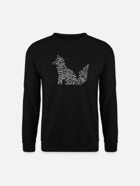 Polarfuchs Schneefuchs Eisfuchs Fuchs - Unisex Pullover - Schwarz