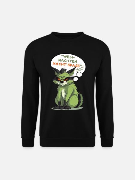 Weihnachten Macht Spaß? - Unisex Pullover - Schwarz