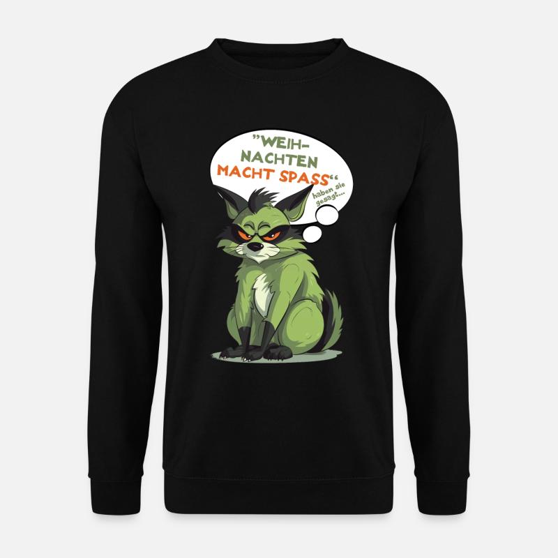 Weihnachten Macht Spaß? - Unisex Pullover - Schwarz