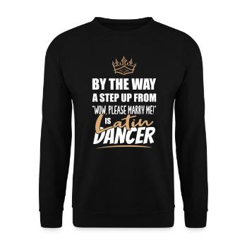 Les danseurs latins sont les plus séduisants - Sweat-shirt Unisexe - noir - Devant - Alina (178cm) & Michal (187cm)