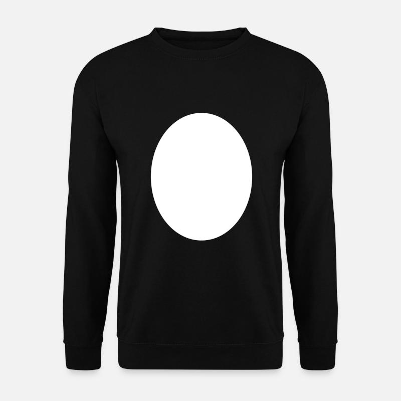 Background Egg White - Unisex Sweatshirt - black