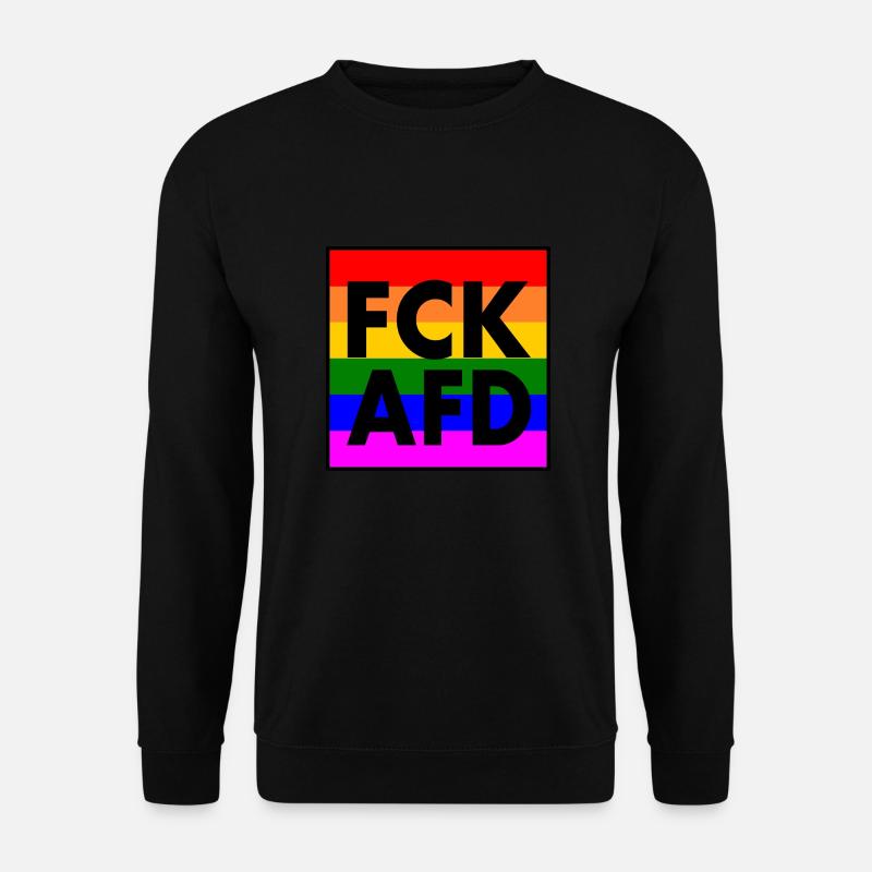 Fck afd - Unisex Sweatshirt - black