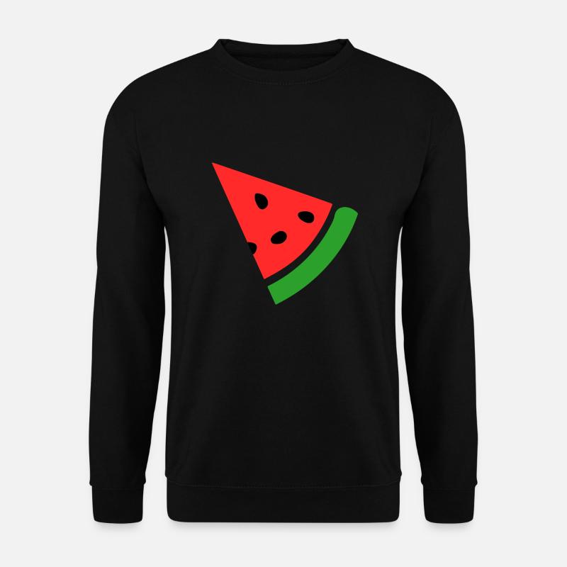 Wassermelone Melone - Unisex Pullover - Schwarz