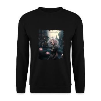 La fille de l'eau - Sweat-shirt Unisexe - noir - Devant - Alina (178cm) & Michal (187cm)