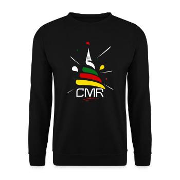 COLLECTION MADE INCAMEROON - Unisex Sweatshirt - black - Front - Alina (178cm) & Michal (187cm)