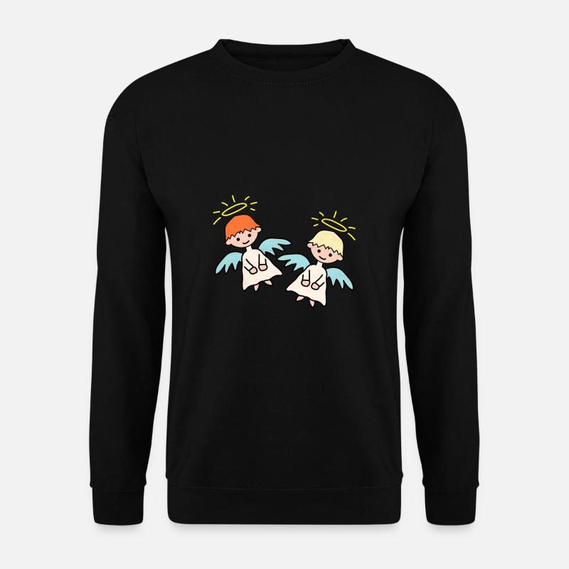 Two angels - Unisex Sweatshirt - black