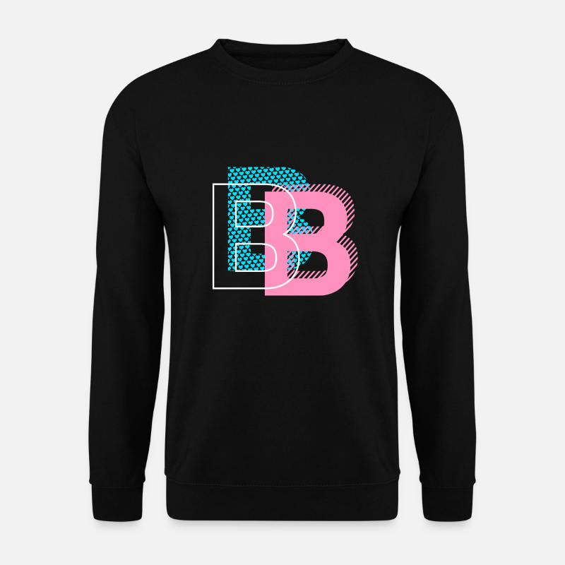 B wie Buchstabe - Unisex Pullover - Schwarz