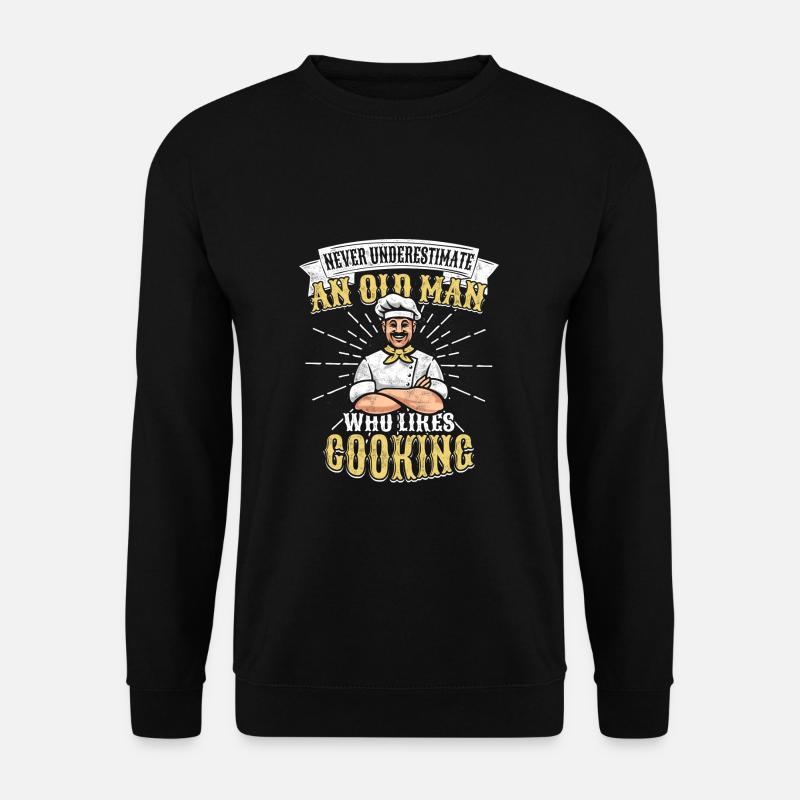 Old cook - Unisex Sweatshirt - black