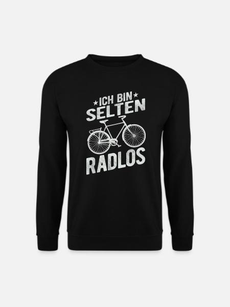 Selten Radlos Fahrrad Radsport Fahrradfahrer Bike - Unisex Pullover - Schwarz