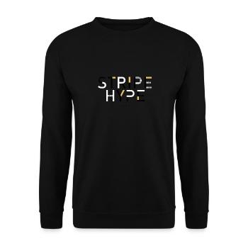 battage Stripe - Sweat-shirt Unisexe - noir - Devant - Alina (178cm) & Michal (187cm)
