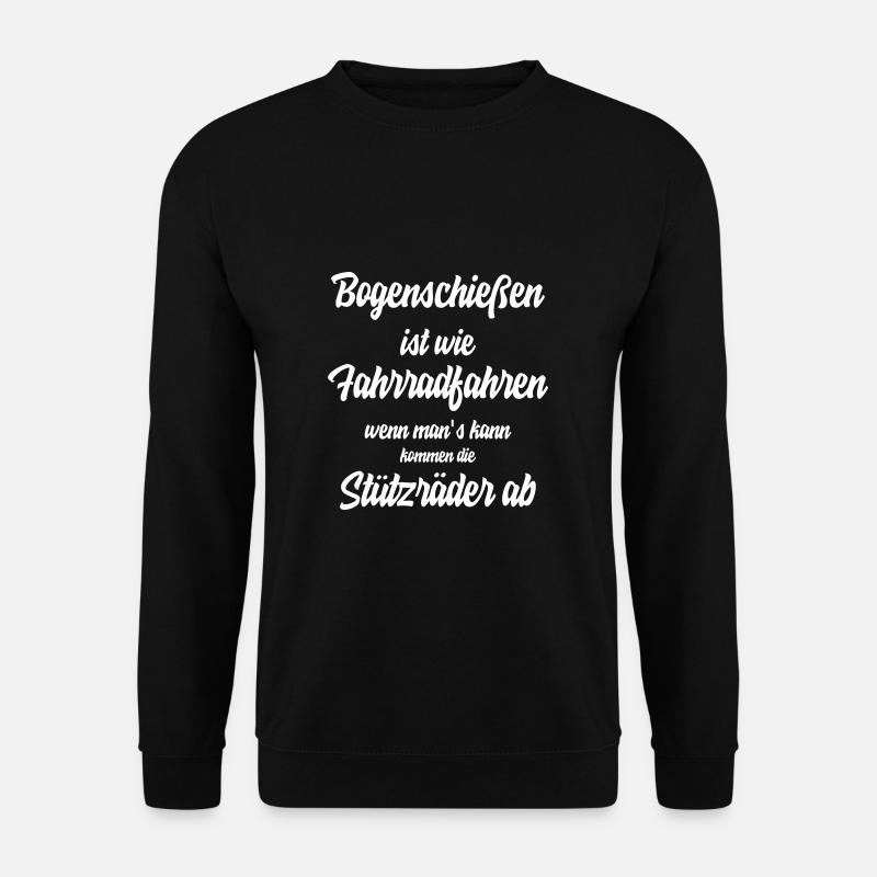 Bogenschießen - Unisex Pullover - Schwarz
