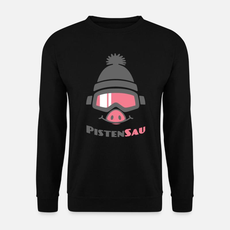 PistenSau (Rüssel-Edition) - Unisex Pullover - Schwarz