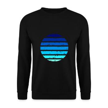 Rond dégradé N°1 - Sweat-shirt Unisexe - noir - Devant - Alina (178cm) & Michal (187cm)