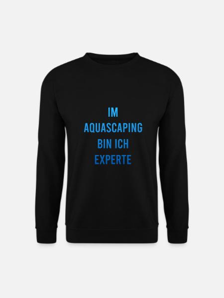 Aquascaping Aquaristik - Unisex Pullover - Schwarz