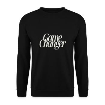 Game Changer - Unisex Pullover - Schwarz - Vorne - Alina (178cm) & Michal (187cm)