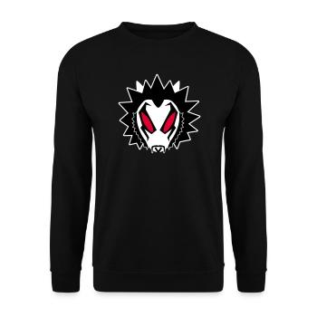 Ekubo Le Dernier Skwirell - Sweat-shirt Unisexe - noir - Devant - Alina (178cm) & Michal (187cm)