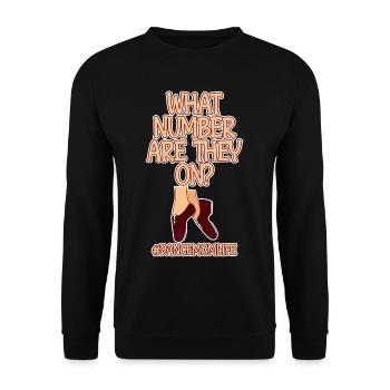 What Number Are They On #dancemomlife 2 - Unisex Pullover - Schwarz - Vorne - Alina (178cm) & Michal (187cm)