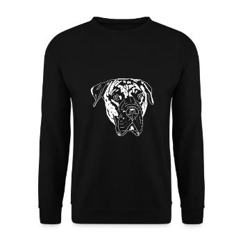 Dogo Canario - Unisex Pullover - Schwarz - Vorne - Alina (178cm) & Michal (187cm)