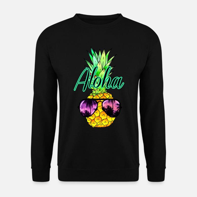 Pineapple Aloha - Unisex Sweatshirt - black