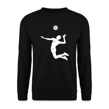 Women's Volley Beach Volleyball Volleyball - Unisex Sweatshirt - black - Front - Alina (178cm) & Michal (187cm)