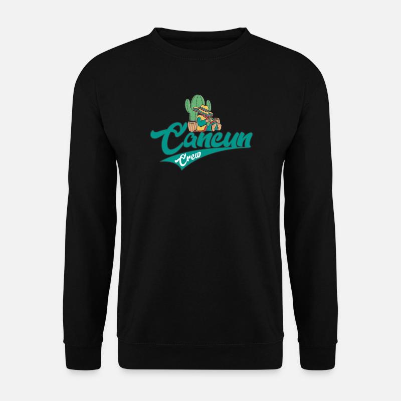 Mexico Trip Cancun Crew - Unisex Sweatshirt - black