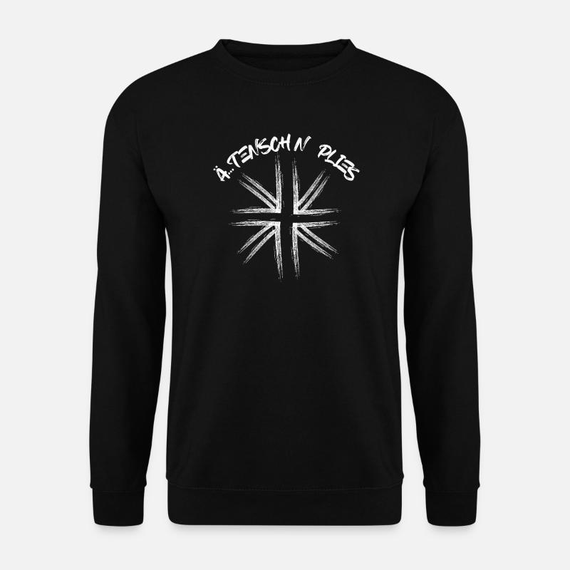 Ä tenschen plies - Unisex Pullover - Schwarz