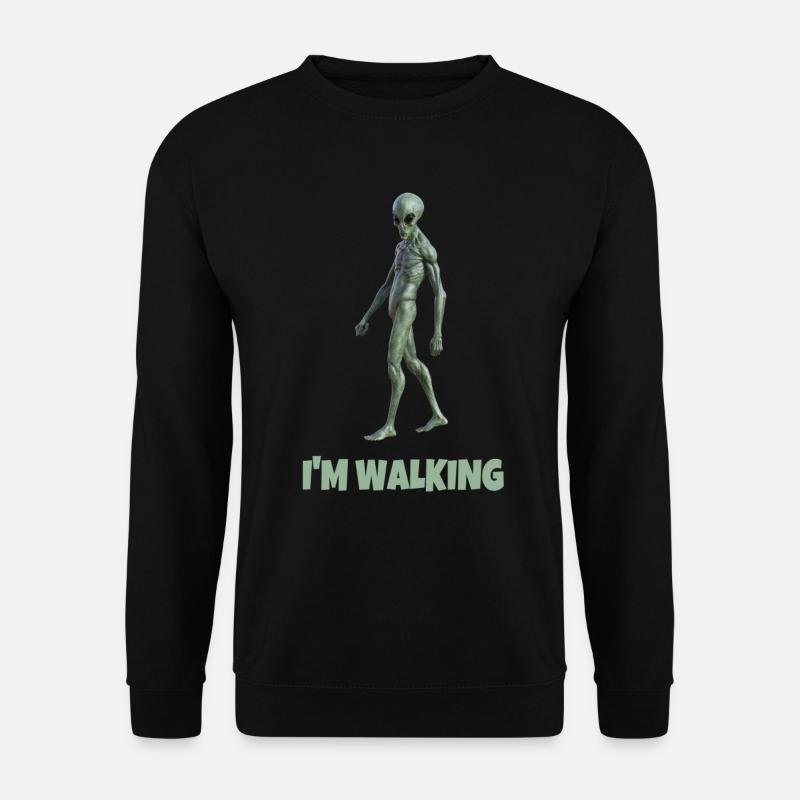 I'M WALKING - Unisex Sweatshirt - black