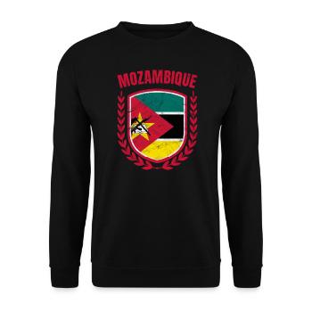 Mozambique - Unisex Sweatshirt - black - Front - Alina (178cm) & Michal (187cm)