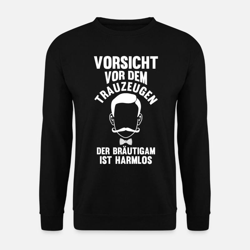Trauzeuge - Unisex Pullover - Schwarz