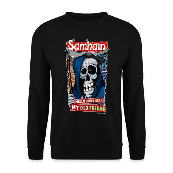 The sound of Samhain - Unisex Sweatshirt - black - Front - Alina (178cm) & Michal (187cm)