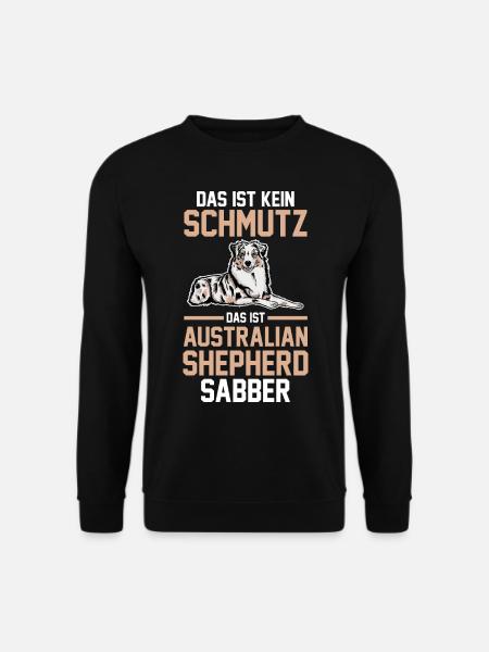 Hund Australian Shepherd - Unisex Pullover - Schwarz