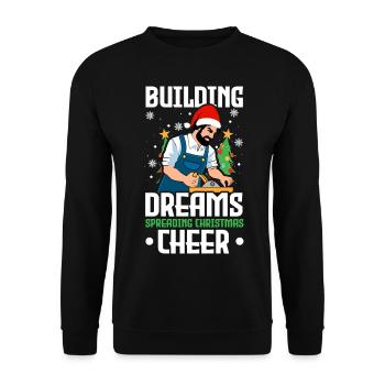 Jingle Bells Healthy Teeth Swells Dentist Dentist - Unisex Sweatshirt - black - Front - Alina (178cm) & Michal (187cm)