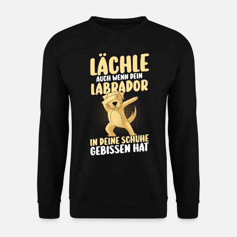 Hund Labrador - Unisex Pullover - Schwarz